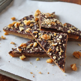 Toffee Triangle Bars