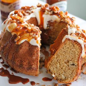 Caramel and Apple Pound Cake