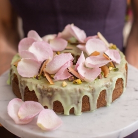 Pistachio, Coconut & Lime Cake