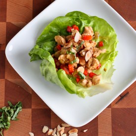 Almond & Chicken Lettuce Wraps