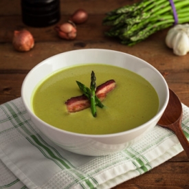 Asparagus & Bacon Soup