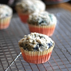 Blueberry Flax Muffins