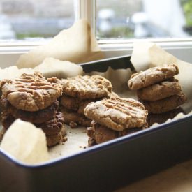 Flourless Peanut Butter Cookies