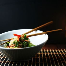 Raw Thai Noodle Salad