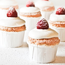 Snow Angel Cupcakes