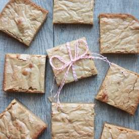 Caramelized Vanilla Blondies