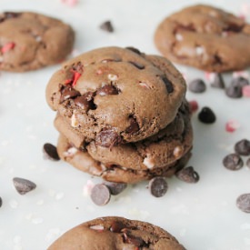 Chocolate Peppermint Cookies