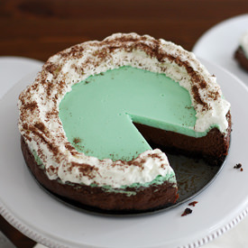 Double Chocolate Mint Cheesecake