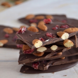 Chocolate Bark with Almonds