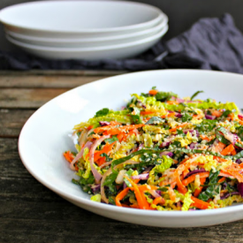 Autumn Rainbow Coleslaw