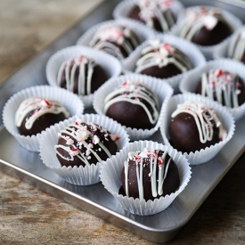 Oreo Peppermint Bark Cookie Balls