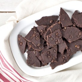 Coffee + Dark Chocolate Bark