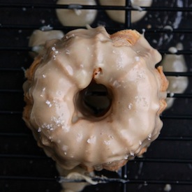 Eggnog Bundt w/ Salted Caramel