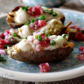 Thanksgiving Turkey Potato Skins