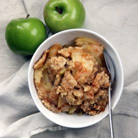 Pear Ginger Apple Crisp