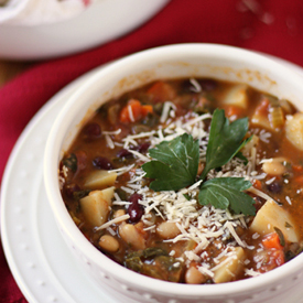 Minestrone Soup with Pancetta