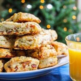 Bacon and White Cheddar Scones