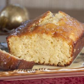 Orange-Glazed Eggnog Quick Bread