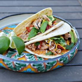 Slow Cooker Shredded Pork Tacos