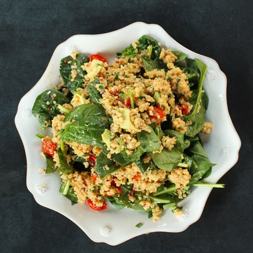 Avocado, Tomato, + Tahini Quinoa