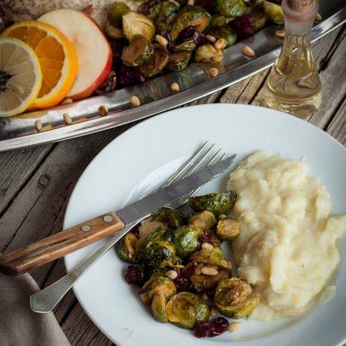 Brussels Sprouts with Cranberries