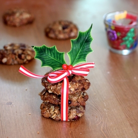 Cranberry and Chocolate Anzacs