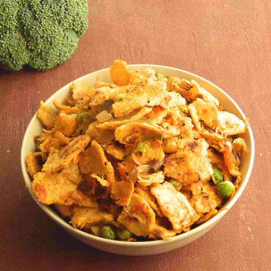 Chapathi Vegetables Stir Fry