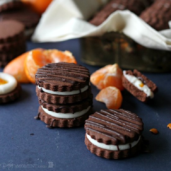 Chocolate Orange Sandwich Cookies