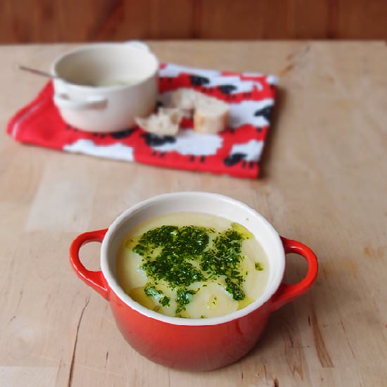 Leek& Sunchoke Soup