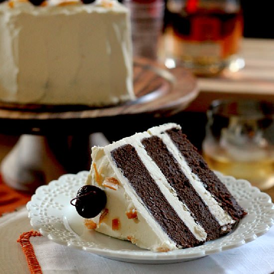 Whisky Old Fashioned Chocolate Cake