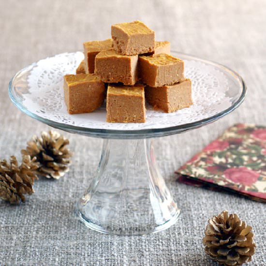 Healthy Pumpkin Fudge