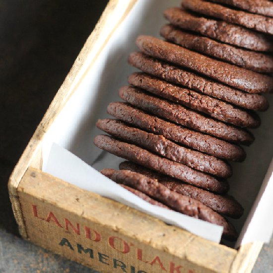 Homemade Chocolate Wafers