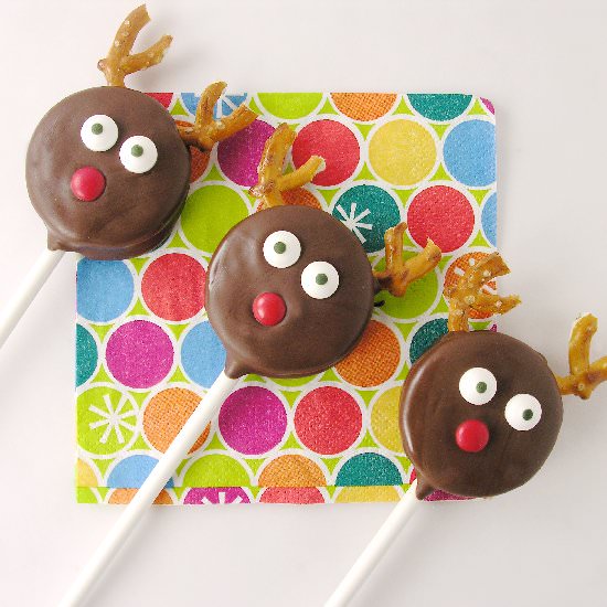 Reindeer Oreo Pops!