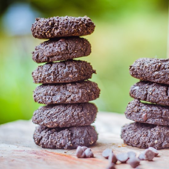 Healthy Double Choc Cookies