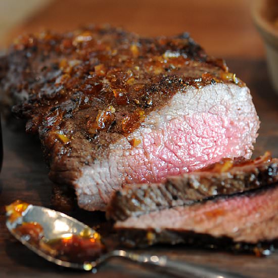 Roasted Tri-Tip with Bourbon Glaze