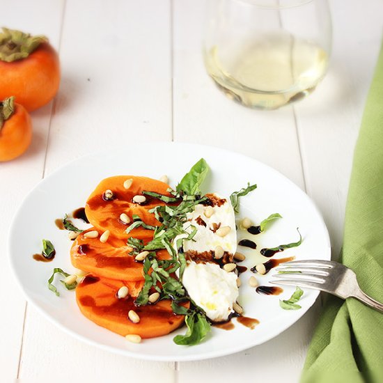 Fuyu Persimmon Caprese