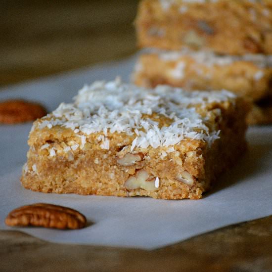 Coconut Pecan Blondies