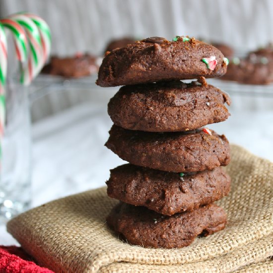 Double Chocolate Peppermint Cookies