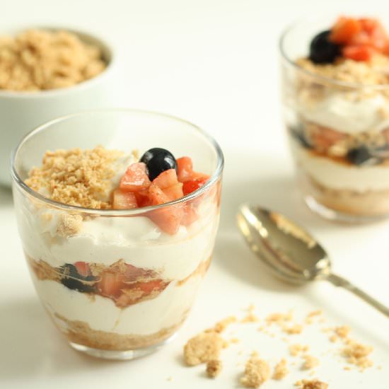 Berries with Coconut Crumble