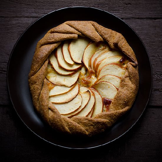 Apple & Cheddar Galette