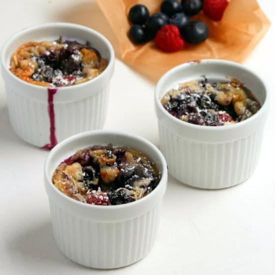 Mixed Berry Clafoutis