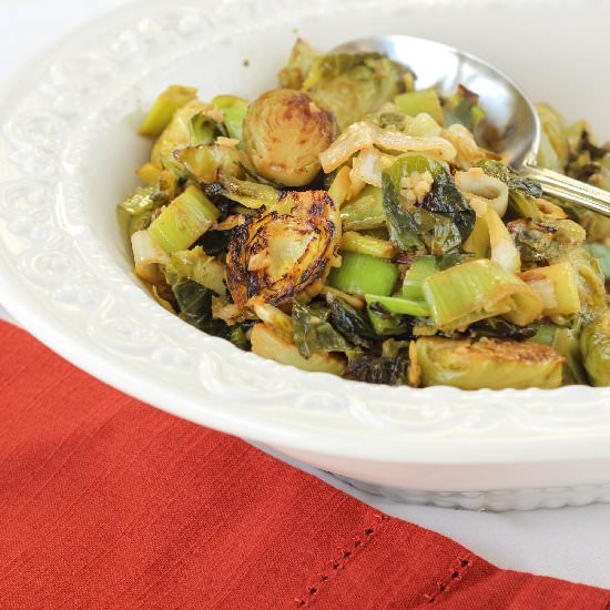 Ginger-Lime Brussels Sprouts