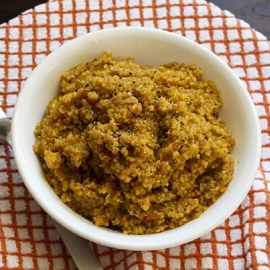 Bacon pumpkin quinoa