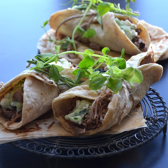 Pulled Lamb with Tzatziki