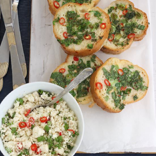 Savory French Toast w Masala Paneer