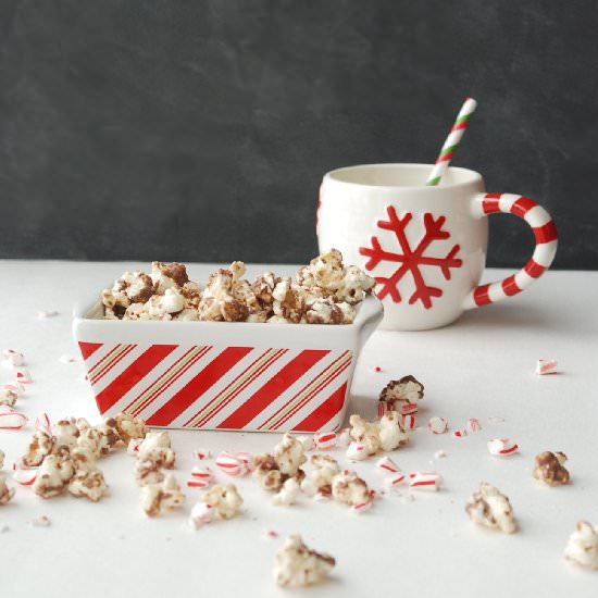 Peppermint Bark Popcorn