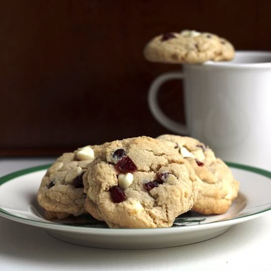 White Chocolate Cranberry Cookies