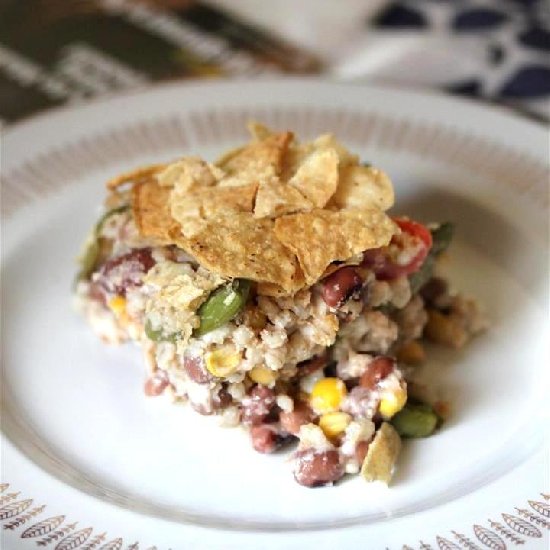 Tex-Mex Barley Bake Casserole