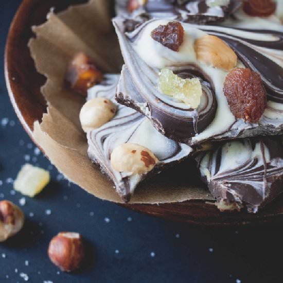 Swirled Chocolate Bark