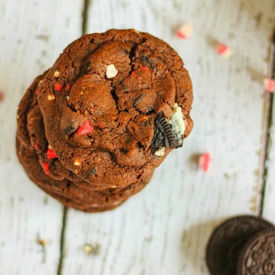 Chocolate Peppermint & Oreo Cookies